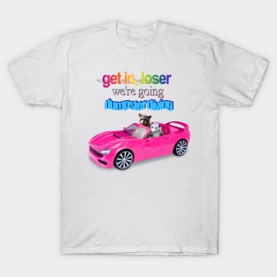 Get In Loser Raccoon Possum Meme T-Shirt